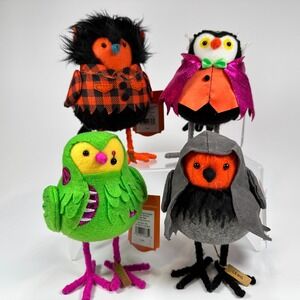 Feathery Friends Wondershop Target Birds Halloween 2025 Set of 4 NEW with Tags